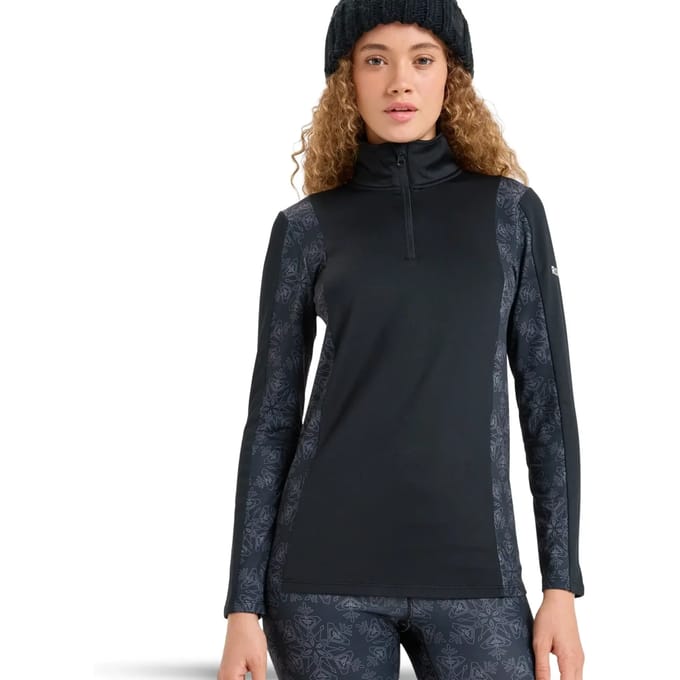 Roxy Daybreak Brushed Lange Mouwen Basislaag Zwart M Vrouw