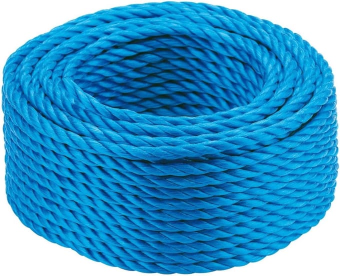30 meter x 6 mm weerbestendig polypopyleentouw | Multifunctioneel koord | Heavy Duty
