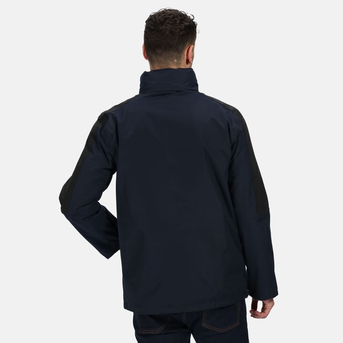 Regatta - Heren Defender III 3-in-1 Waterdichte en Winddichte Jas (Marine / Zwart)