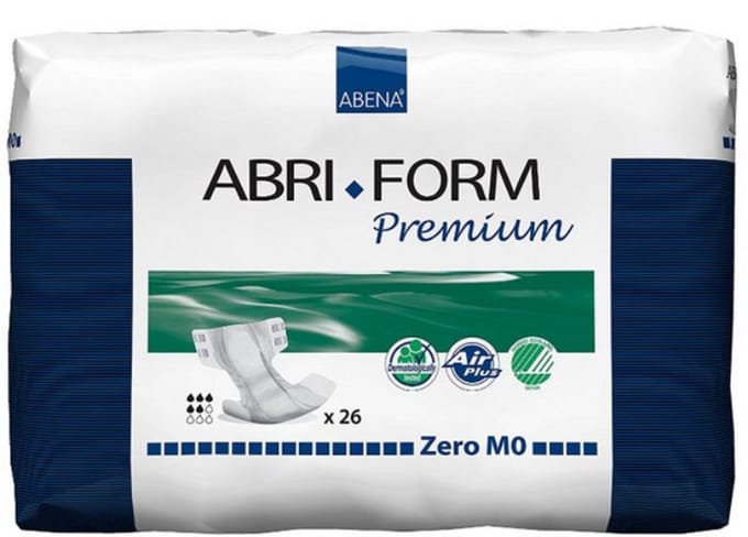Abena Slip Premium 0 Medium - 4 pakken van 26 stuks