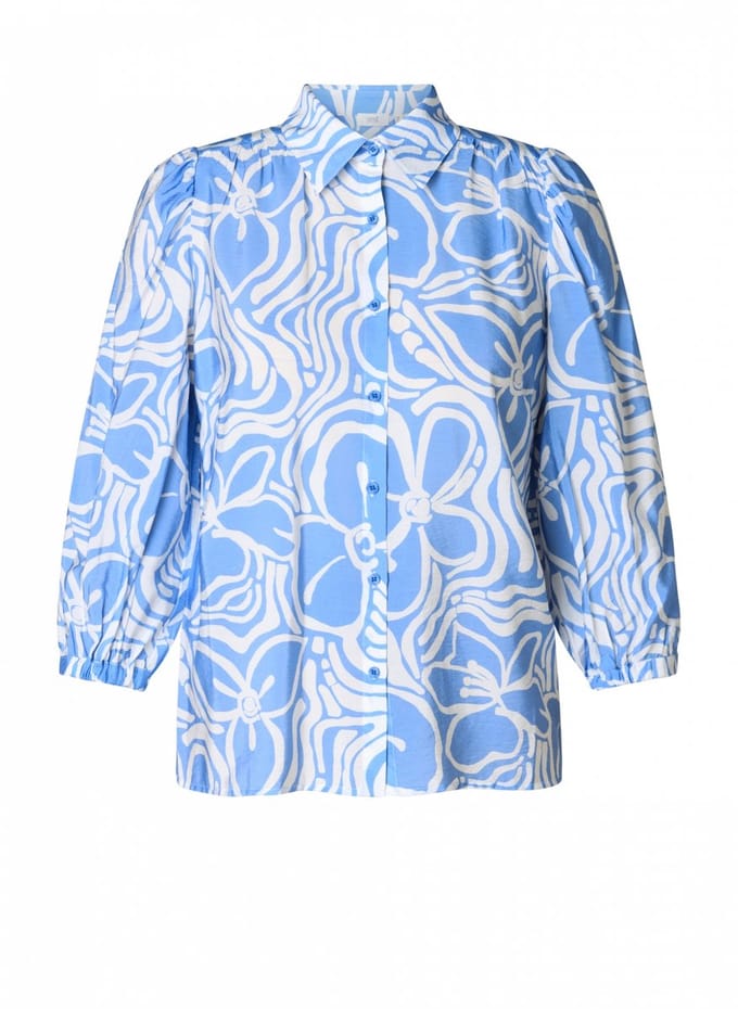 YEST Ragin Essential Tops - Uniform Blue/Off Whi - maat 36