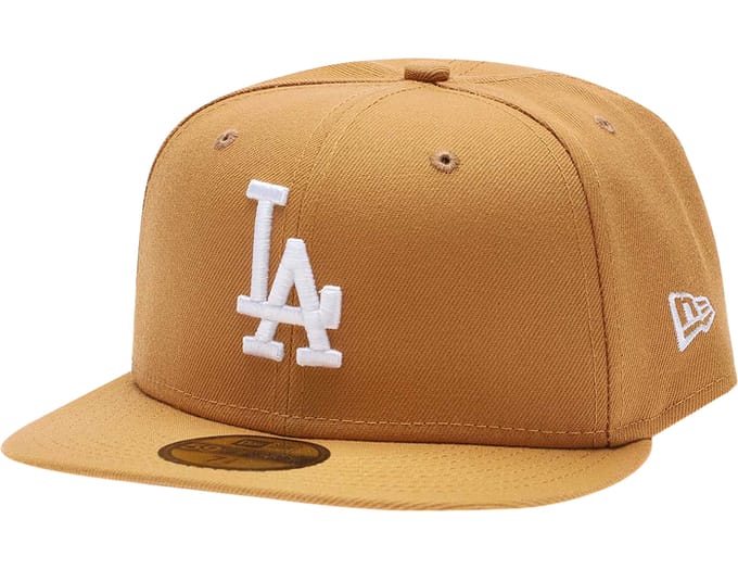 New Era MLB Los Angeles Dodgers 59fifty Fitted Pet Beige