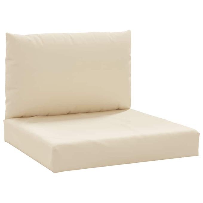 vidaXL - Palletkussens - 2 - st - stof - beige