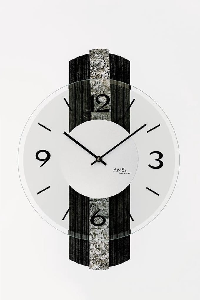 AMS wandklok Quartz uurwerk 9676