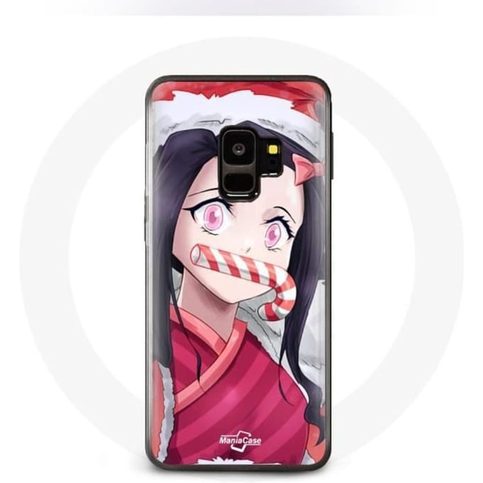 Coque pour Samsung Galaxy S9 Anime Demon Slayer Kamado Nezuko Le jour de Noël 2023