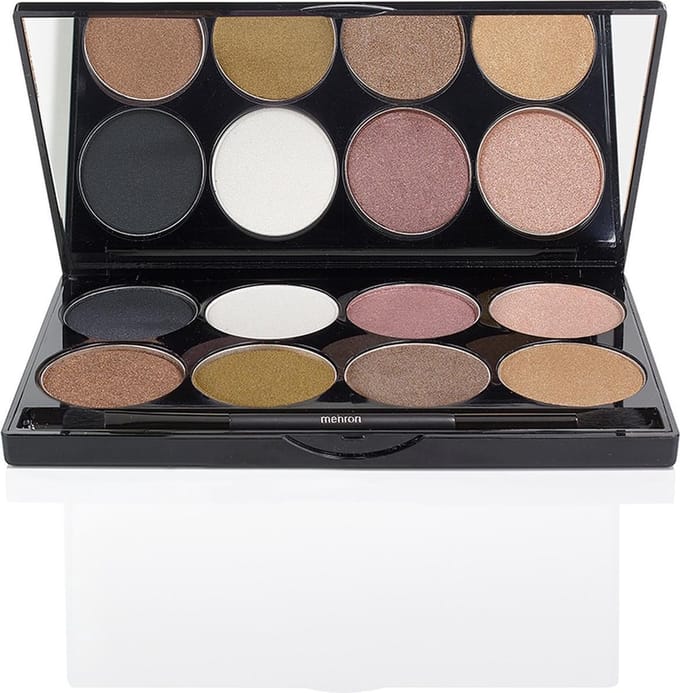 Mehron E.Y.E. Powder - Glanzende Oogschaduw - 8-kleurenpalet