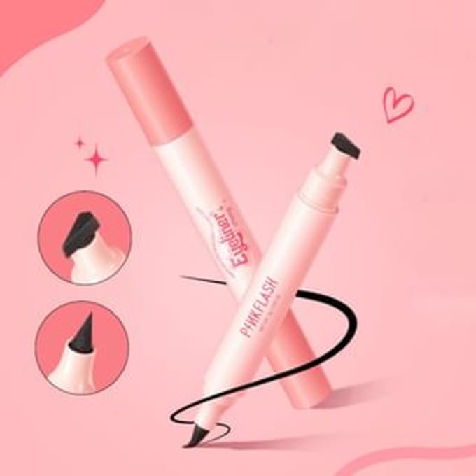 PINKFLASH - Long-Wear Liquid Eyeliner #Black - 2g