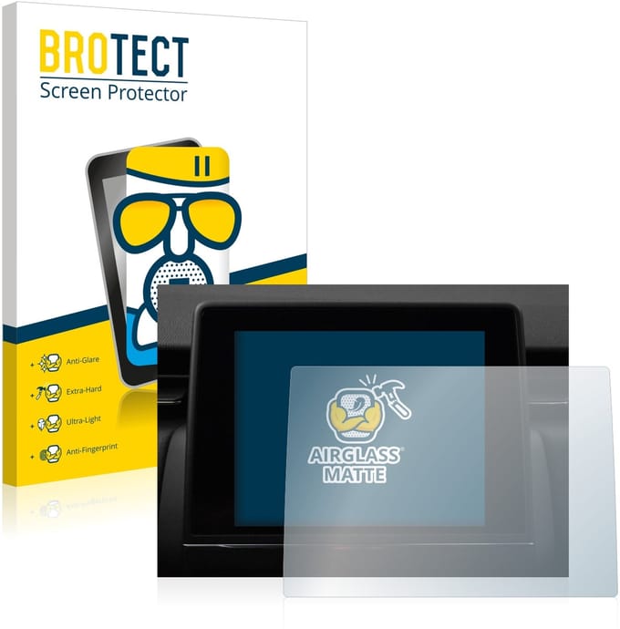 BROTECT - Screenprotector voor Renault Clio V 2020 Easy Link 7" - Folie Beschermfolie Beschermglas matte