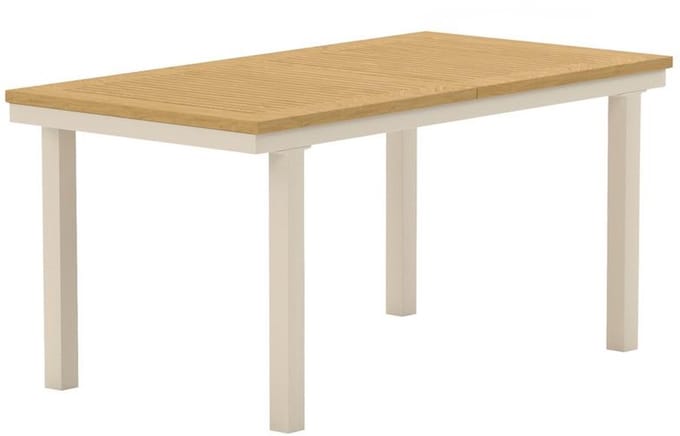 Svea - Josef uitschuifbare tuintafel 160/240 cm - beige/teak