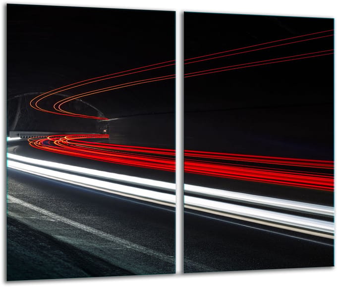 TMK ArtDeko - Snijplank - Glas - 30x52cm - Graphic Design
