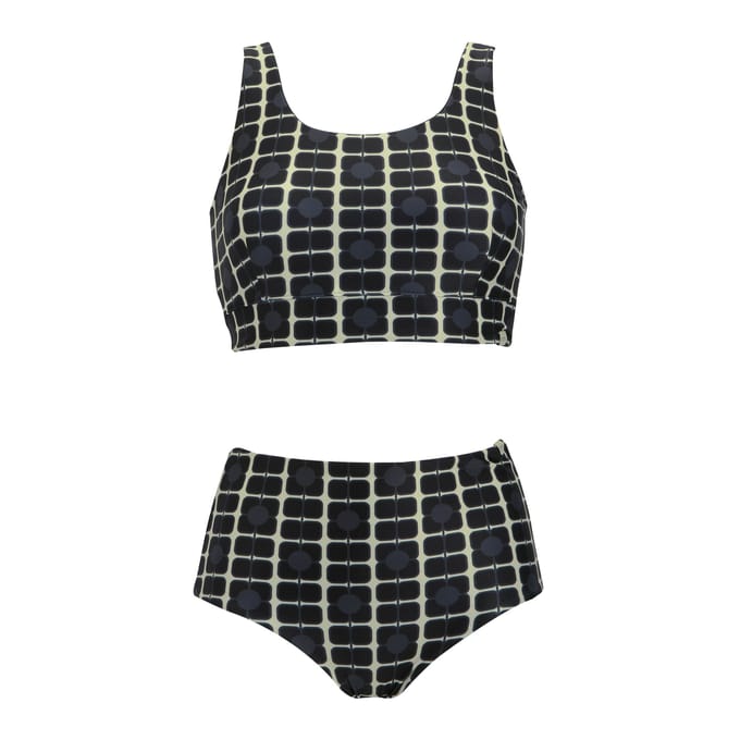 Regatta Dames/Dames Orla Kiely Poppy Omkeerbaar Bikini Set (Monochroom)