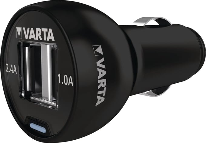 Varta Portable Car Charger 57931 USB-oplader Auto Uitgangsstroom (max.) 4800 mA 2 x USB