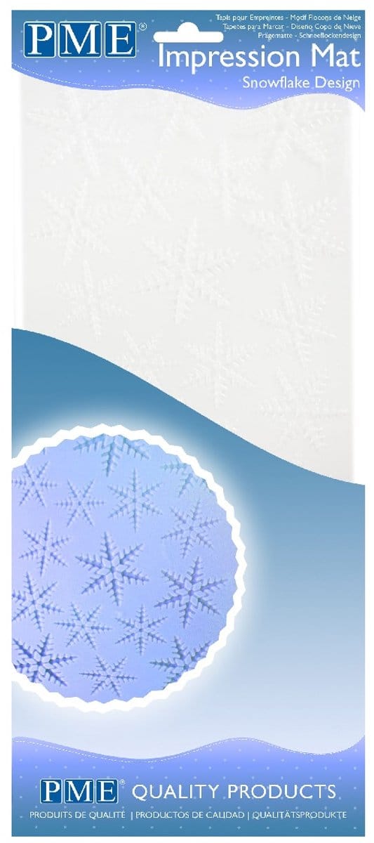 PME Impression Mat Snowflake Design