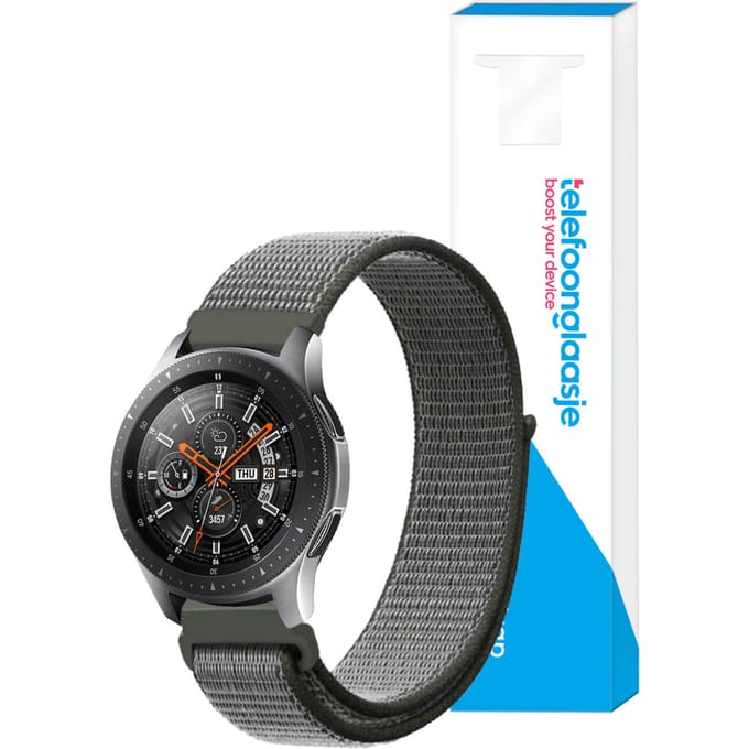 Nylon smartwatch bandje – Grijs 20mm - Universeel