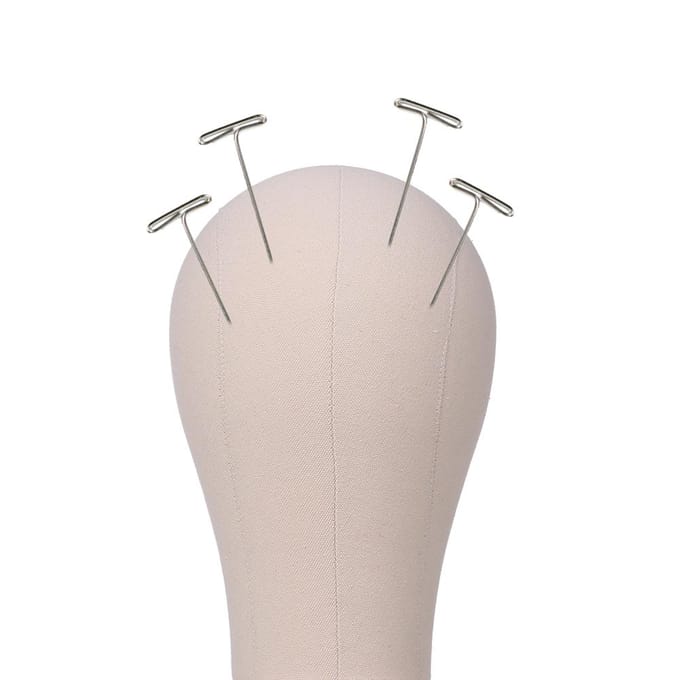 Kurk Canvas Blok Hoofd Mannequin Hoofd Pruik Display Styling Hoofd Mannequin Canvas Hoofd 24 gray