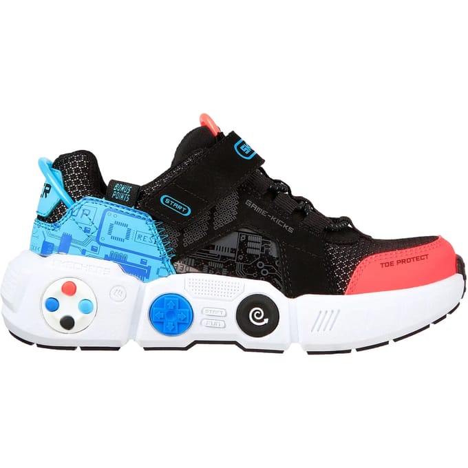 Skechers Gametronix Kids Sneakers - Zwart/Multi