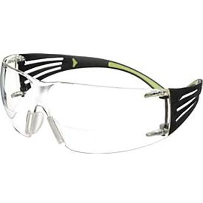 3M Reader SecureFit SF400 veiligheidsbril, EN 166, dioptrie +1.5/+2/+2.5, zwart, flexibele zijbescherming
