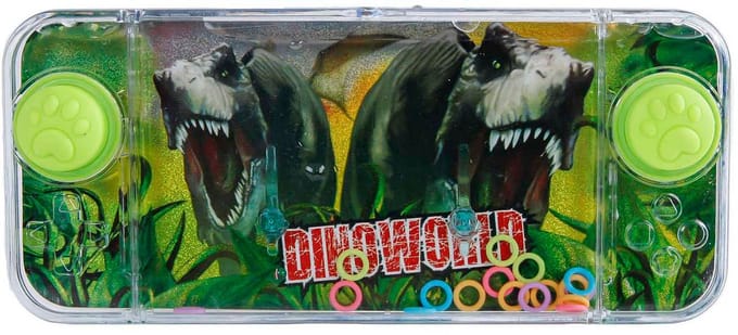 Pocket Money Dinoworld Water Game Console - assorted