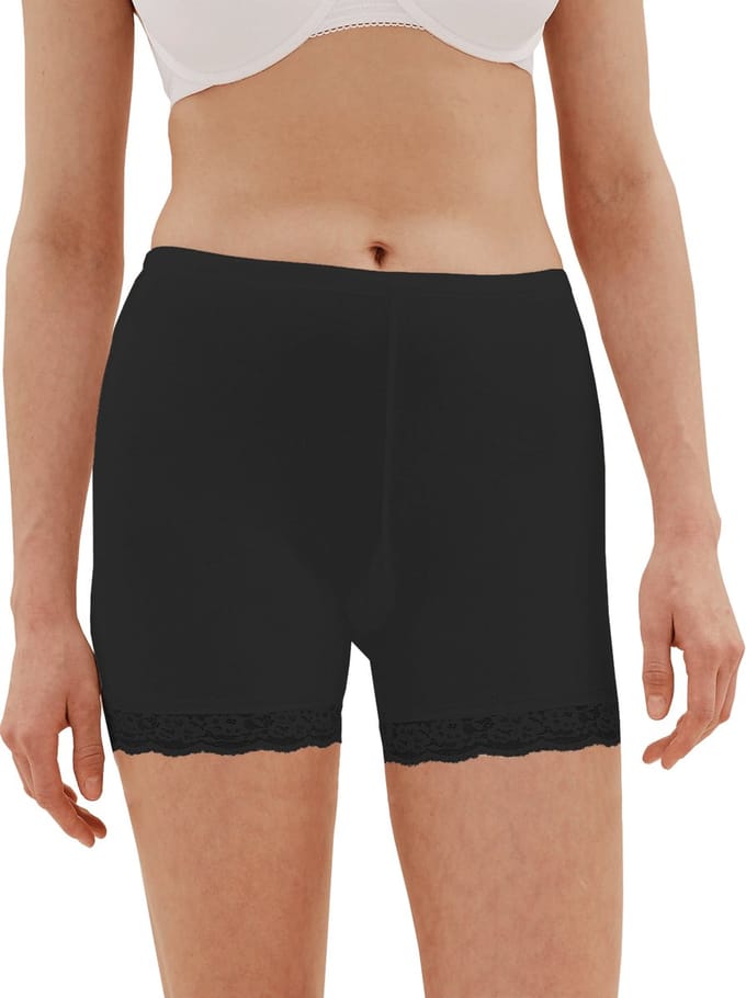 Dames boxershorts Fine Woman 3 pack zwart M