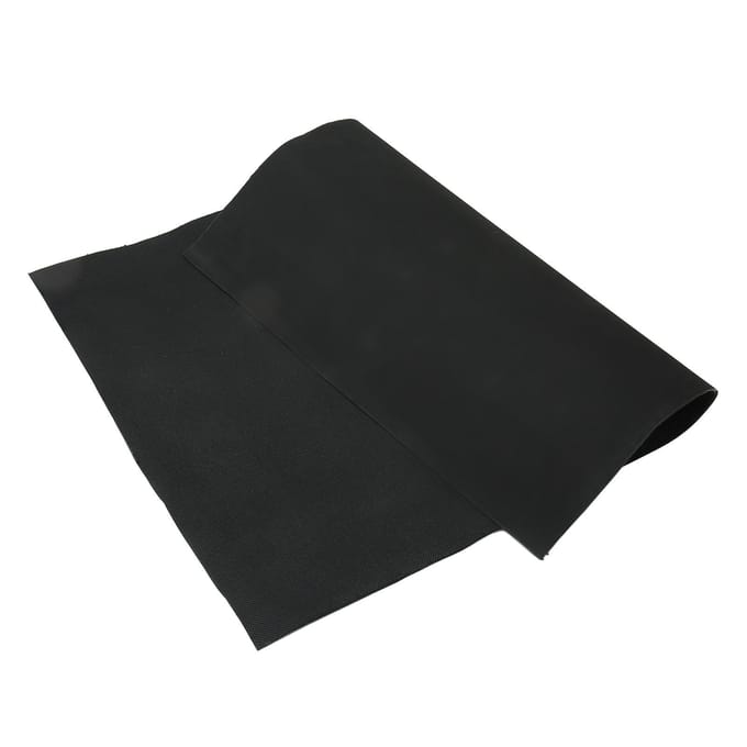 Schoen Rubber Zoolplaat Zwart 1.2mm Antislip Zacht Slijtvast Rubber Zoolplaat voor Onderkant black