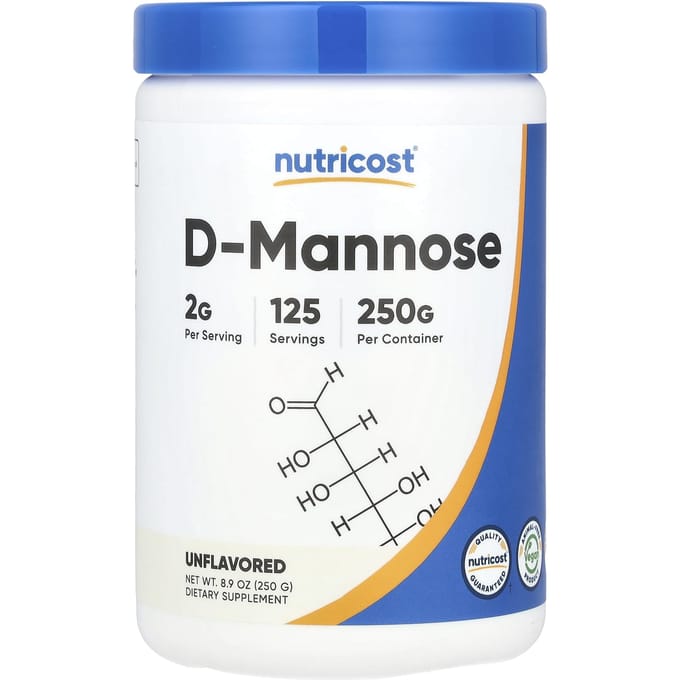 D-Mannose, Ongezoet, 250G(8,9 oz)