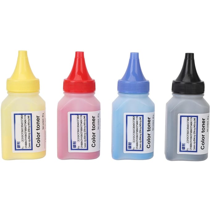 4 Pak Toner Navulpoeder Universeel Compatibel voor HP CF400A CRG045 Printeronderdelen Accessoires