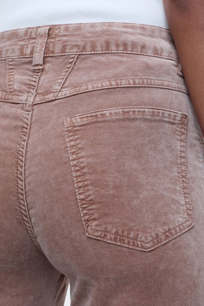 Closed Pedal Pusher Pants Biscotti Brown Größe: W28L32 | Straight Jeans Outlet | Damen | Braun