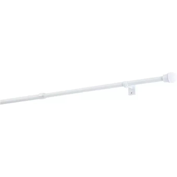 Sencys - Gordijnroede - Verstelbaar - Wit - 125-175cm
