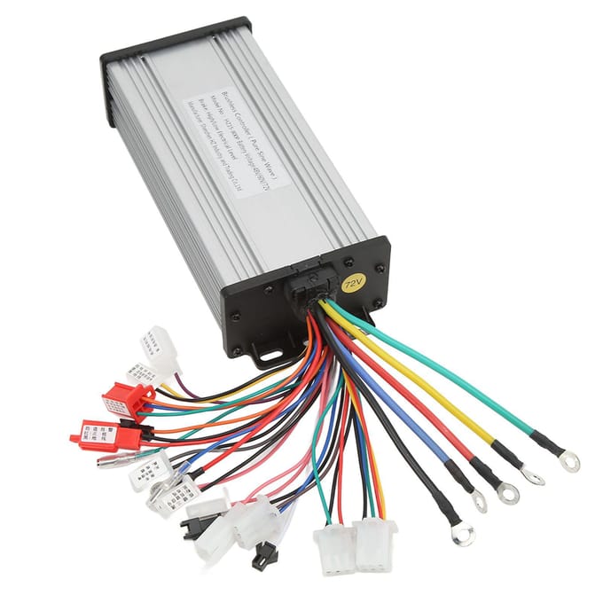 48V 60V 72V 800W Sinusgolf Controller Borstelloze Motorcontroller voor Elektrische Fiets (Stil white