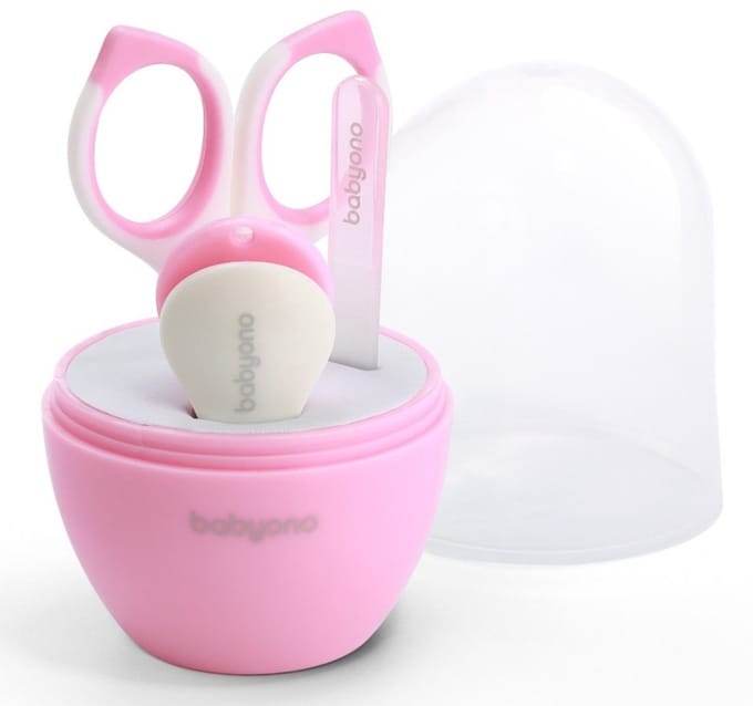 BabyOno |baby manicureset|roze|0+