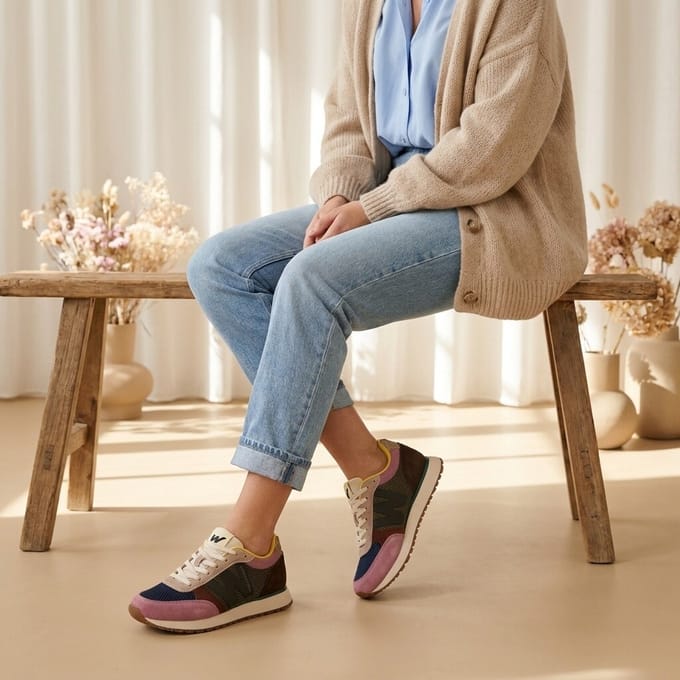 Woden Ronja Icon Sneakers meerkleurig - Maat 36