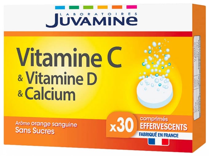 Juvamine Vitamine C Vitamine D Calcium 30 Bruistabletten