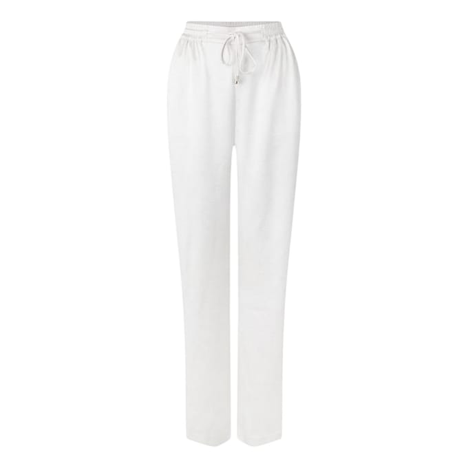 Ted Baker Umaibo satijnen joggingbroek voor dames (Ivoor)