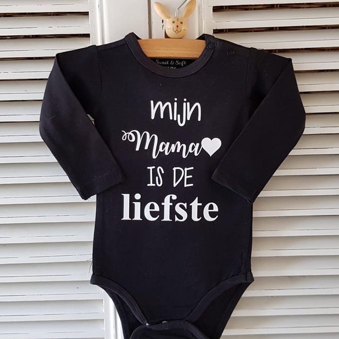 romper baby tekst mijn mama is de liefste eerste moederdag