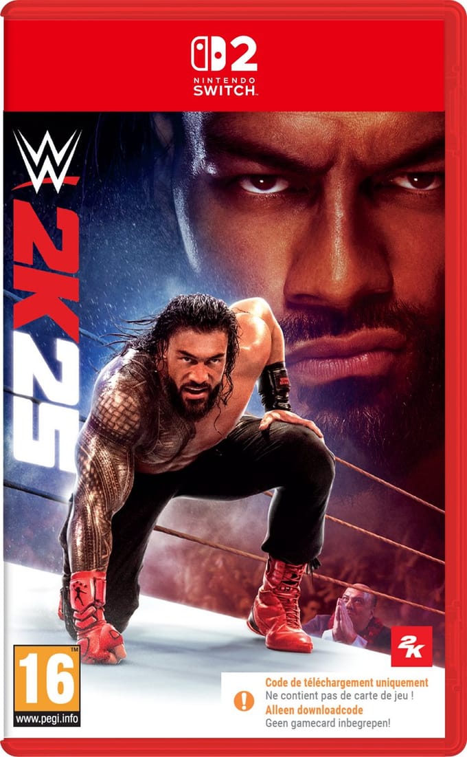 WWE 2K25 - Nintendo Switch 2 - Code in a box
