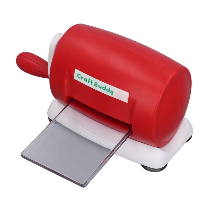 Stansmachine Embossing Machine Handmatige Stansmachine Hand Embossing Machine voor Scrapbooking Kaarten Maken red