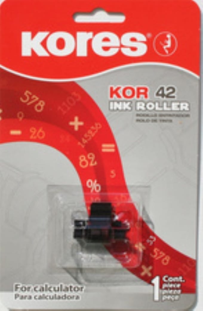 Kores inktrol voor EPSON IR78, zwart en rood