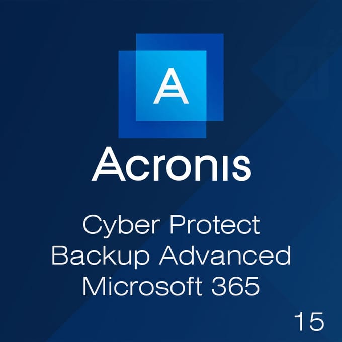 Acronis Cyber Backup Advanced Microsoft 365 100 Apparaten Corporate 5 Jaar Vernieuwing