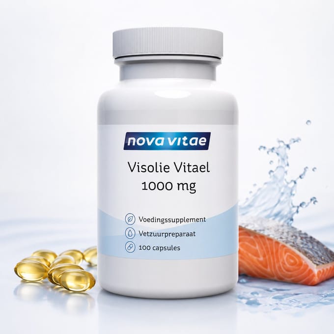 Nova Vitae - Omega 3 - Visolie - Vitael - 1000 mg - 100 capsules
