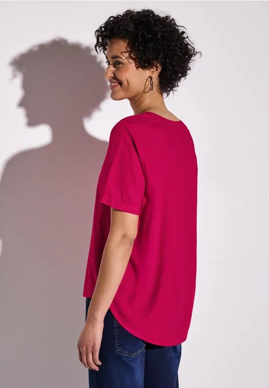 Blouse in effen kleur