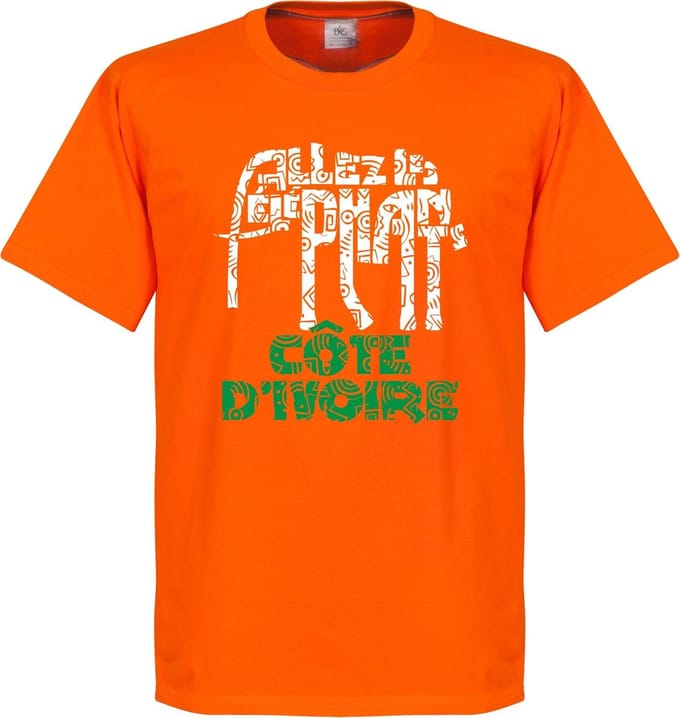 Ivoorkust Allez Les Elephants T-Shirt - M
