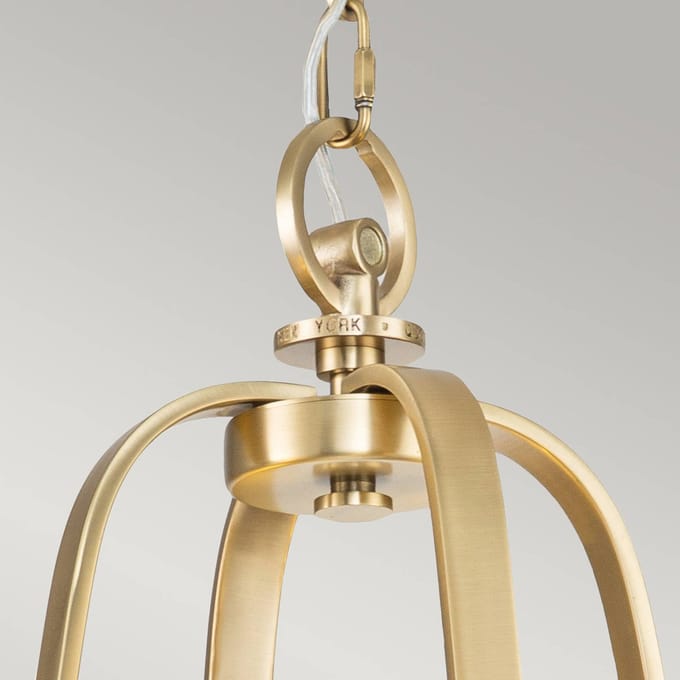 Quoizel LED Kroonluchter | 3W 3000K 1200Lm 30 | Dimbaar | Brushed Brass