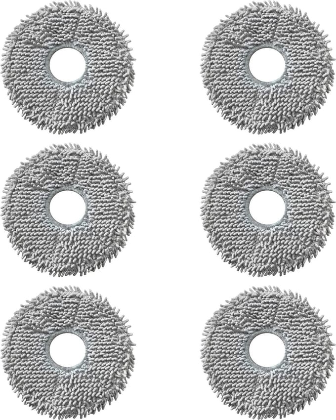 Veeg voor iRobot Roomba Plus 505 Combo / Roomba Plus 404 Combo [set 6] Herbruikbare wasbare dweil