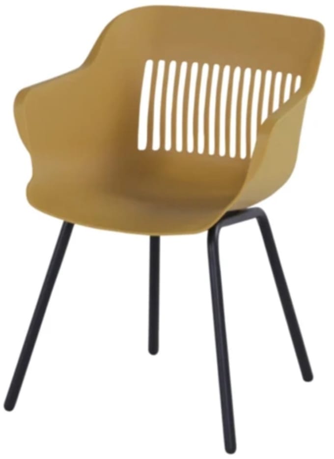 2 stuks Hartman tuinstoelen Jill Rondo xerix/yellow 78 cm