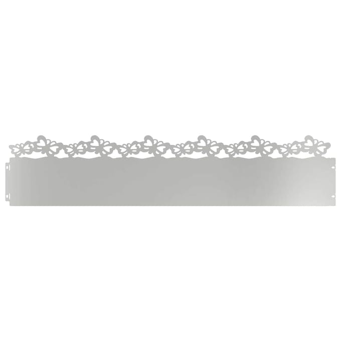 vidaXL - Gazonranden - 10 - st - 103 - x - 0,05 - x - 22 - cm - Gegalvaniseerd - staal