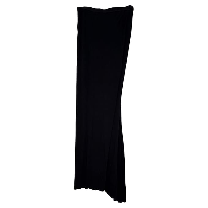 Rick Owens rechte maxi-rok in zwarte viscose
