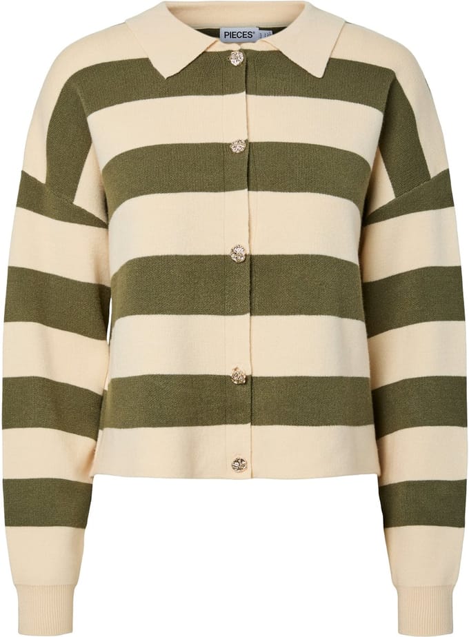Pieces gebreid vest PCJASSY POLO