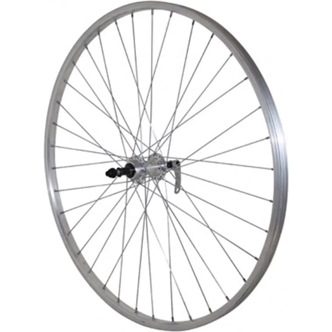 Aluminium achternaaf fietswiel Velox Rl 7-6V.