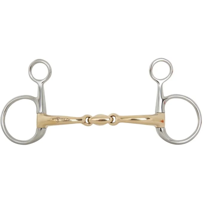 Baucher bit voor dubbelgebroken paarden BR Equitation