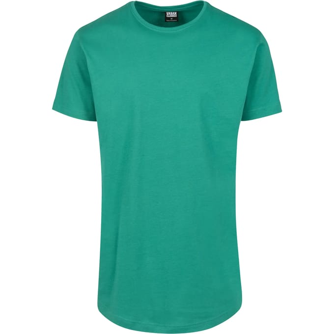 Urban Classics - Shaped Long Heren Tshirt - XL - Groen